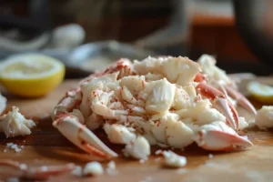 Fresh Crab Meat for Brulee