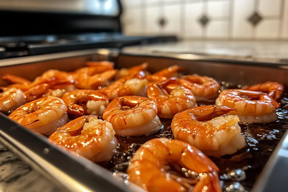 Thawing Frozen Shrimp in Cold Water