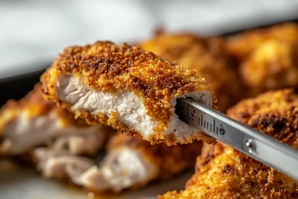 Breaded Chicken Internal Temperature